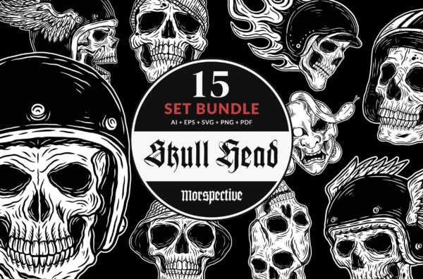 15 Dark Skull Rider Helmet Wings