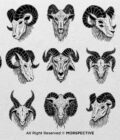 15 Baphomet Head Satanic Tattoo Dark Procreate Brushes - Image 2