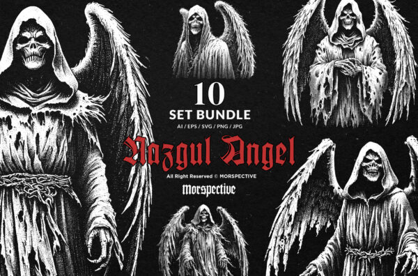 10 Bundle Dark Art Nazgul Angel Death