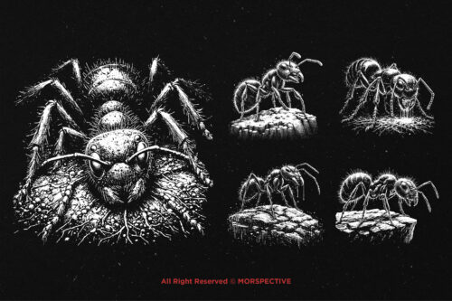 10 Bundle Dark Art Ant Insect - Image 3