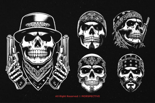 10 Bundle Dark Art Cholo Gangster - Image 3