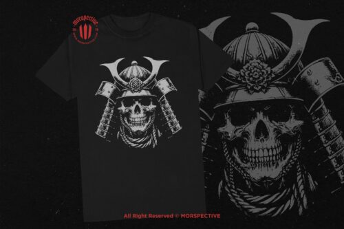 10 Bundle Dark Art Japan Samurai Skull - Image 2