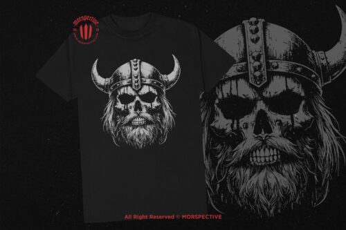 10 Bundle Dark Art Viking Skull Head - Image 2