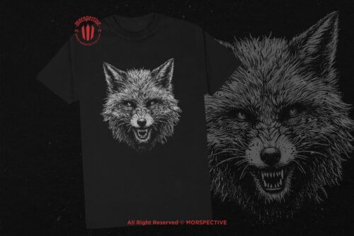 10 Bundle Dark Art Fox Face - Image 2