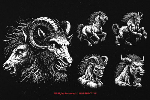 10 Bundle Dark Art Centaurs Mythical - Image 5