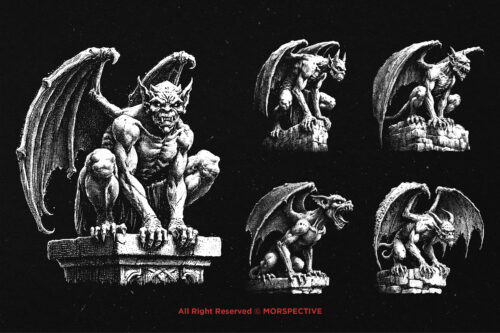 10 Bundle Dark Art Gargoyle Statue - Image 5