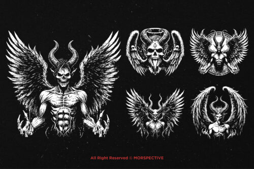 10 Bundle Dark Art Lucifer Fallen Angel - Image 5