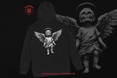 10 Bundle Dark Art Skull Kids Angel - Image 4