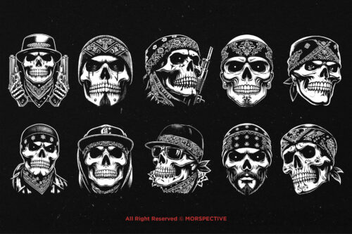 10 Bundle Dark Art Cholo Gangster - Image 6