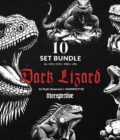 10 Bundle Dark Art Lizard Reptils
