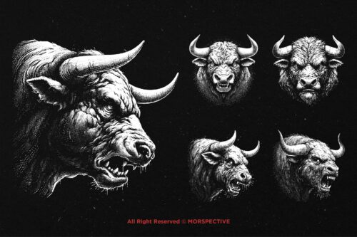 10 Bundle Dark Art Bulls Beast - Image 3