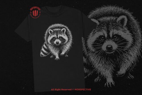 10 Bundle Dark Art Racoon - Image 2