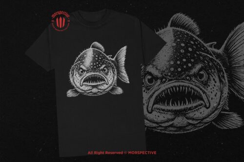 10 Bundle Dark Art Piranha Fish - Image 2