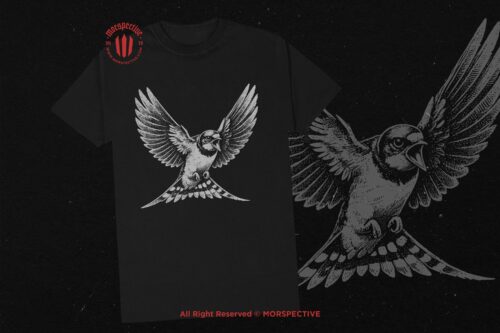 10 Bundle Dark Art Swallow Bird - Image 2