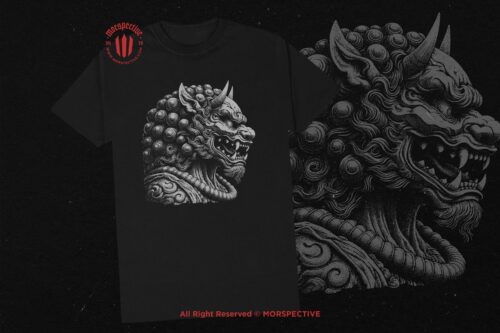 10 Bundle Dark Art Komainu Japanese Lion - Image 2