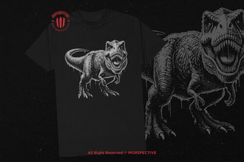 10 Bundle Dark Art T-Rex Dinosaur Jurassic - Image 2