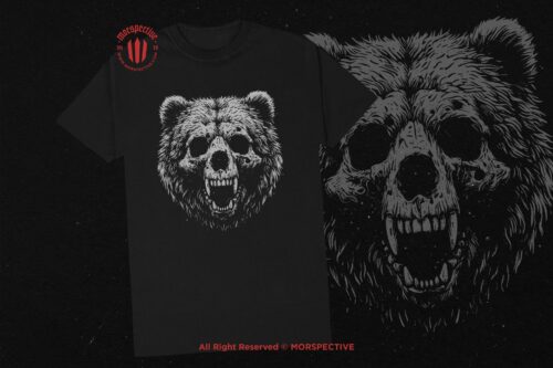 10 Bundle Dark Art Bear Skull - Image 2
