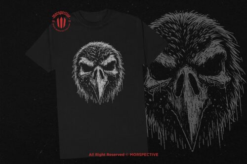 10 Bundle Dark Art Raven Skull Bird - Image 2