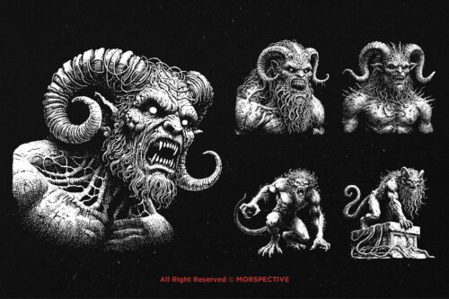10 Bundle Dark Art Monster Demon - Image 5