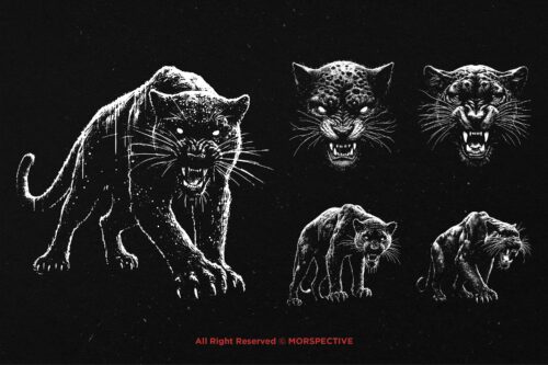 10 Bundle Dark Art Panther Beast - Image 5