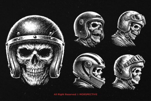 10 Bundle Dark Art Skull Rider - Image 5