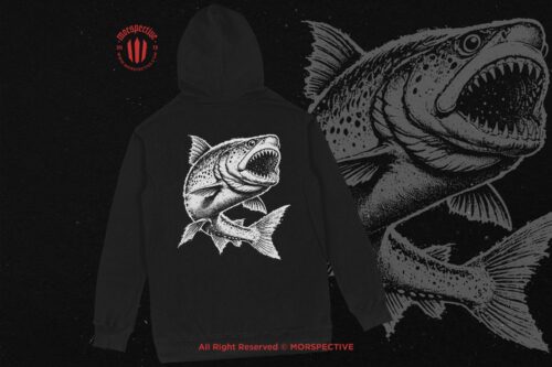 10 Bundle Dark Art Piranha Fish - Image 4