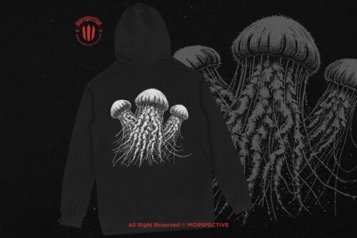10 Bundle Dark Art Jellyfish - Image 4