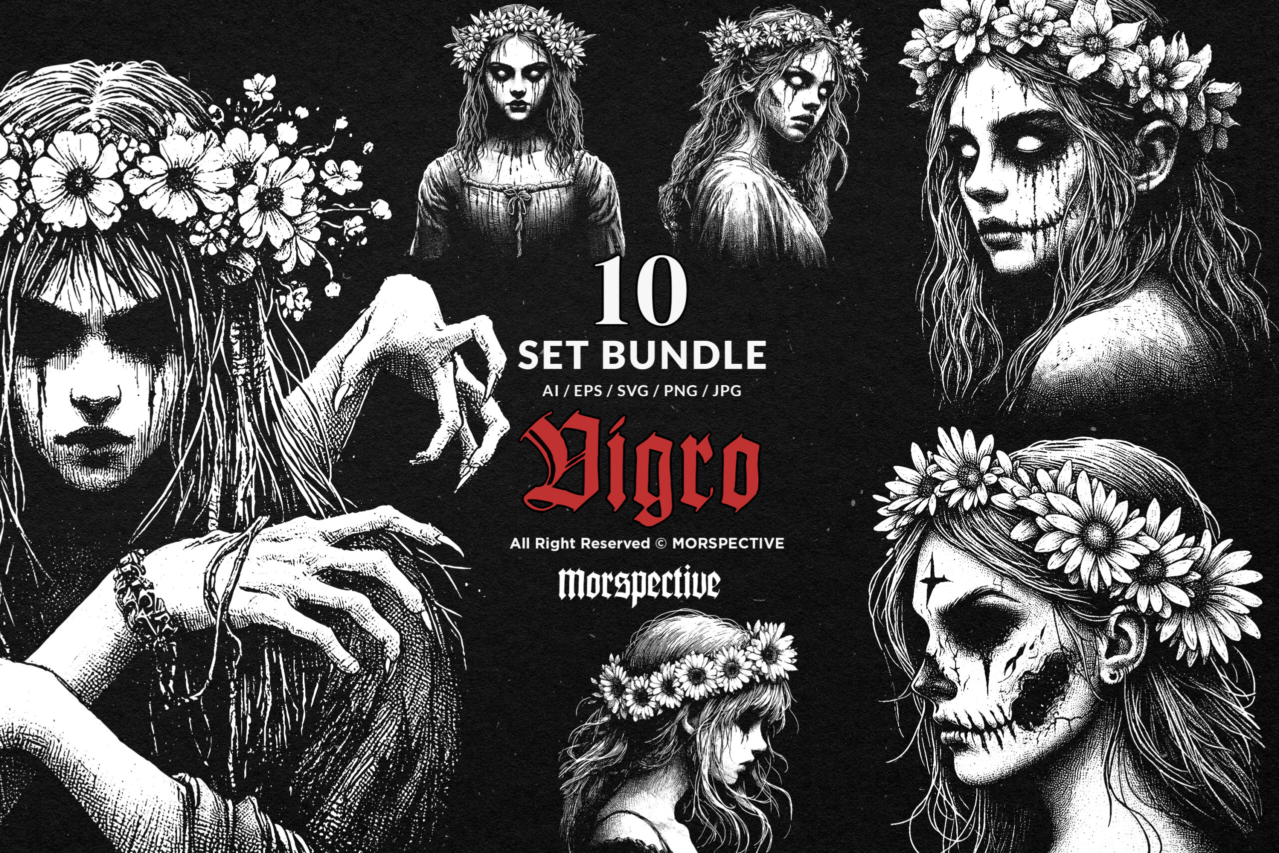 10 Bundle Dark Art Virgo Women