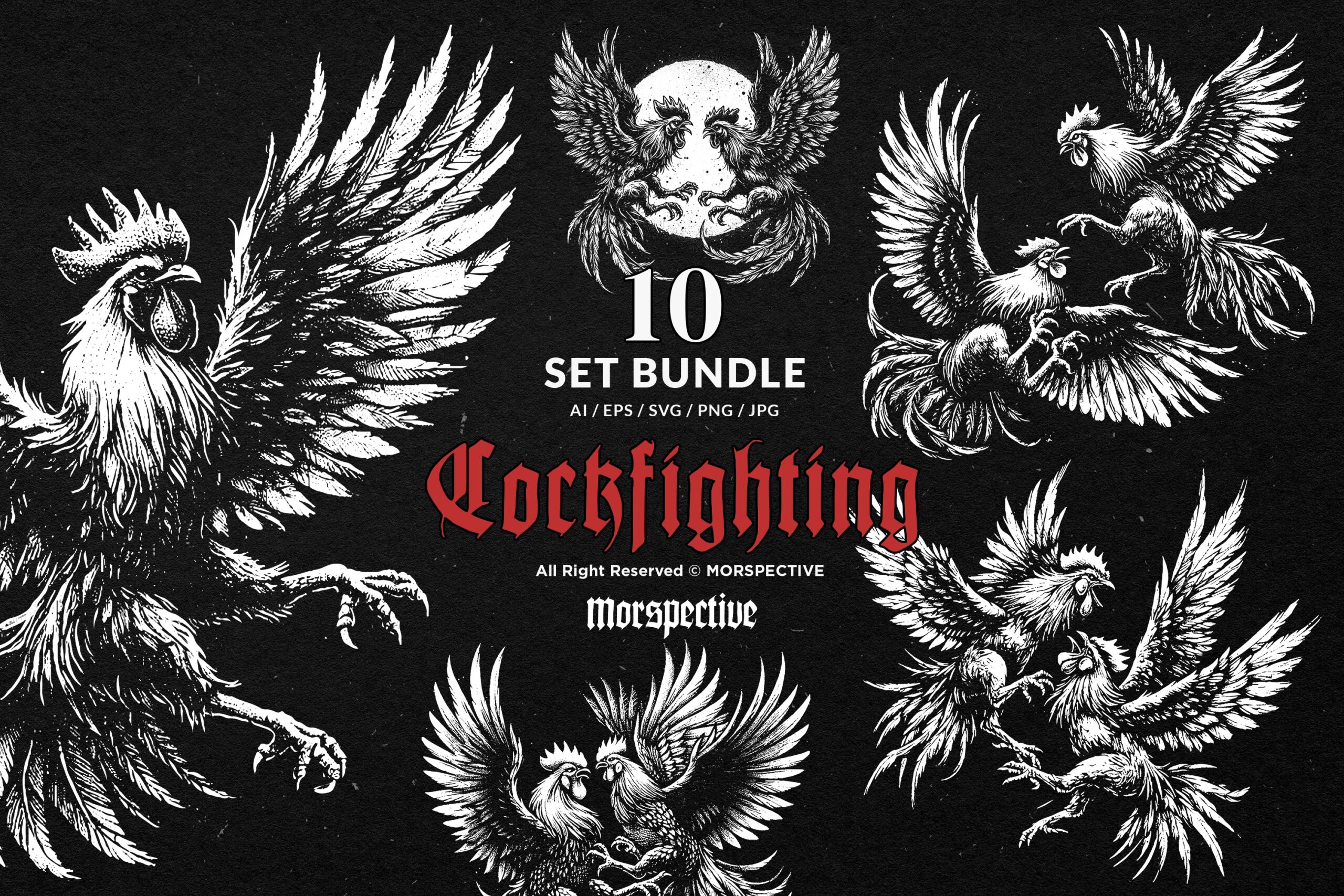 10 Bundle Dark Art Cockfighting 1 10 Bundle Dark Art Cockfighting