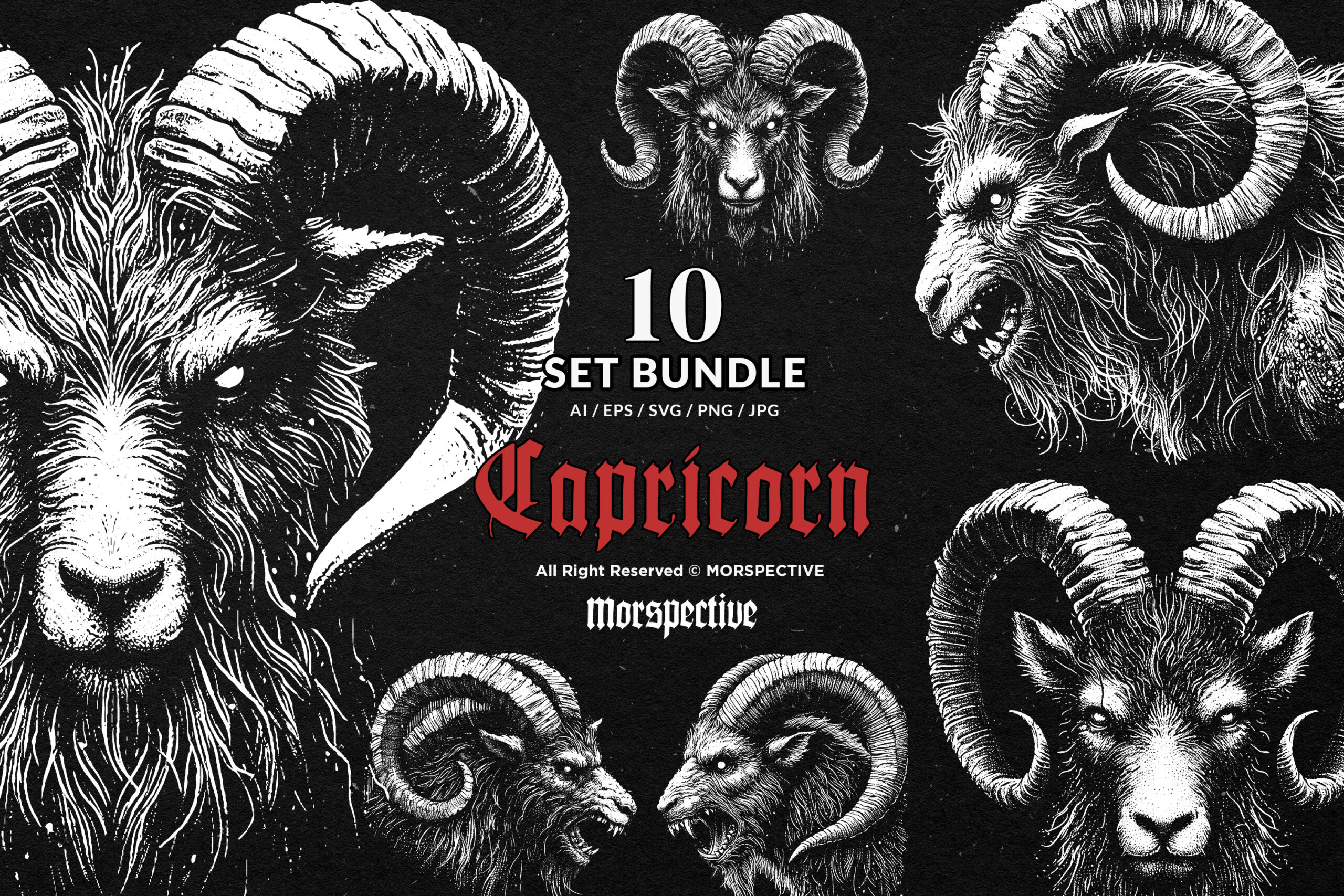 10 Bundle Dark Art Capricorn 1 10 Bundle Dark Art Capricorn