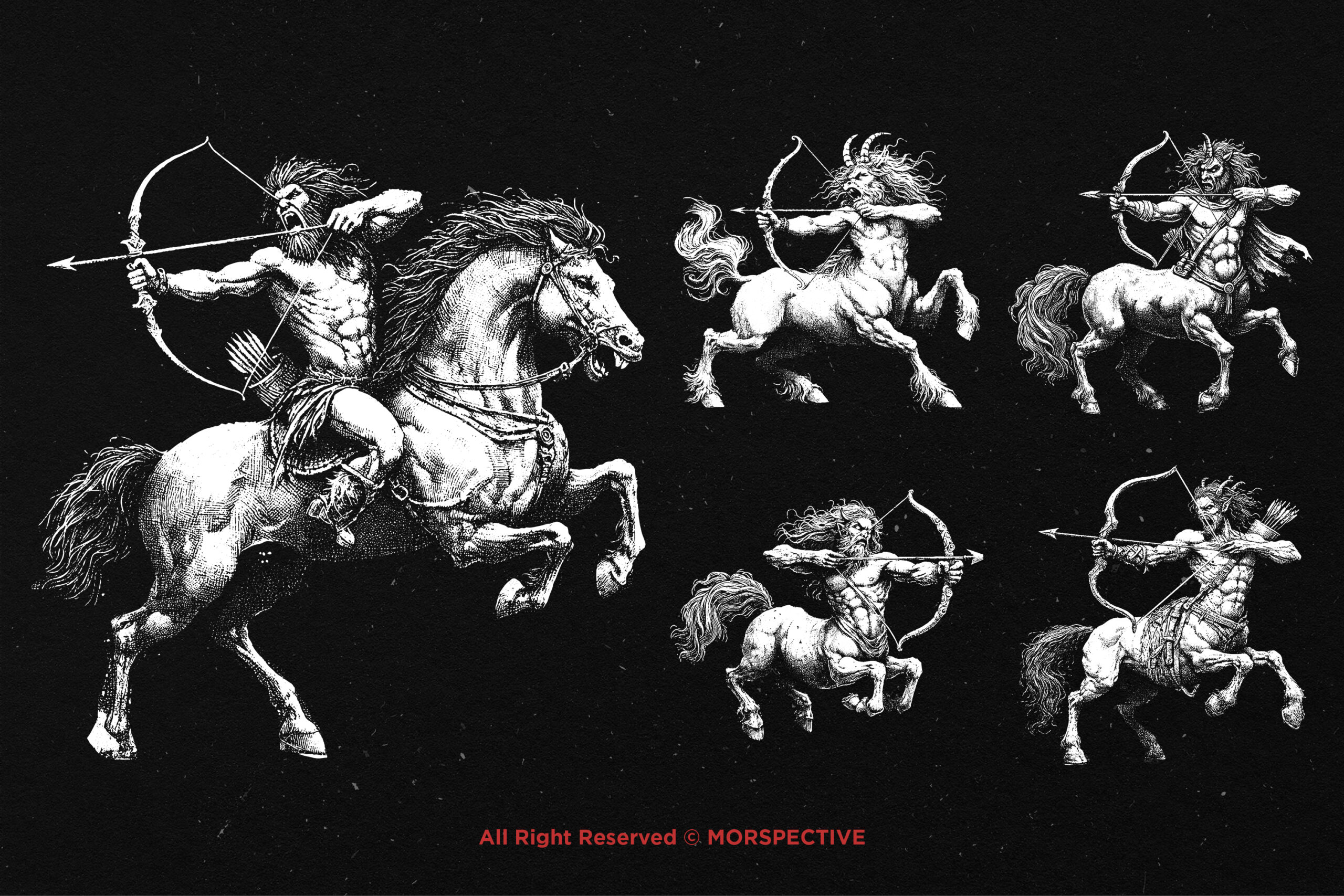 10 Bundle Dark Art Sagittarius - Image 3
