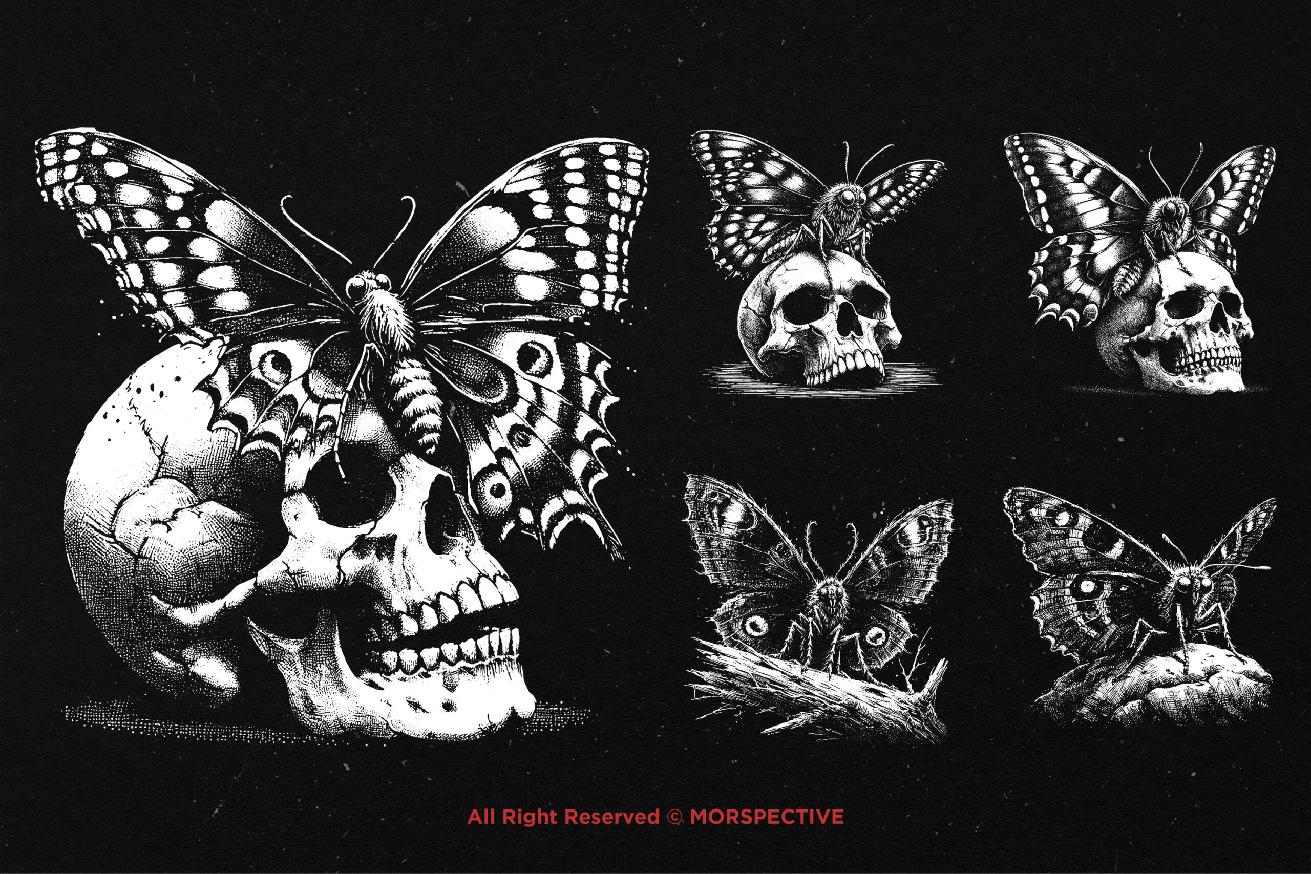 10 Bundle Dark Art Butterfly - Image 3