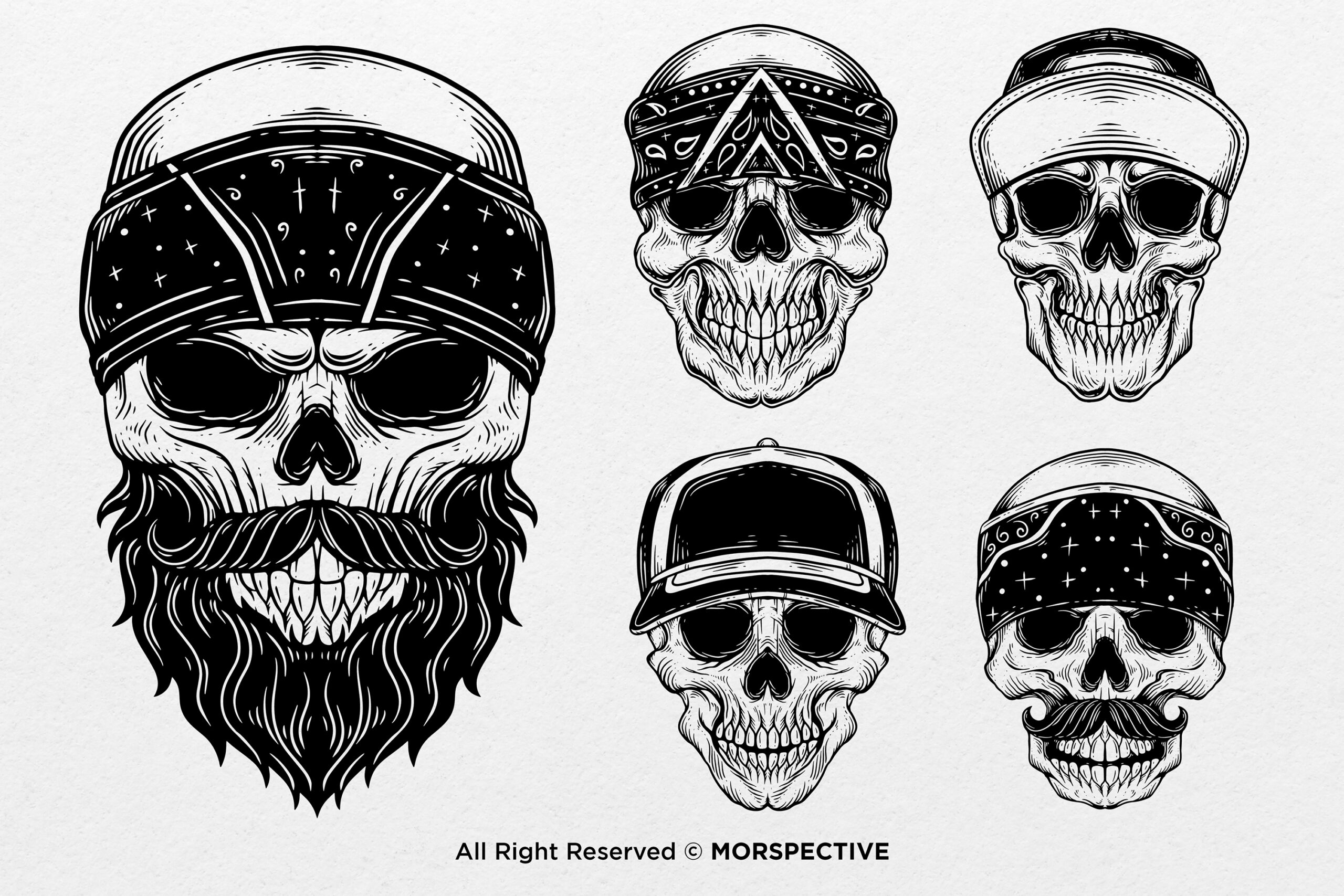 15 Set Bundle Skull Gangster - Image 2