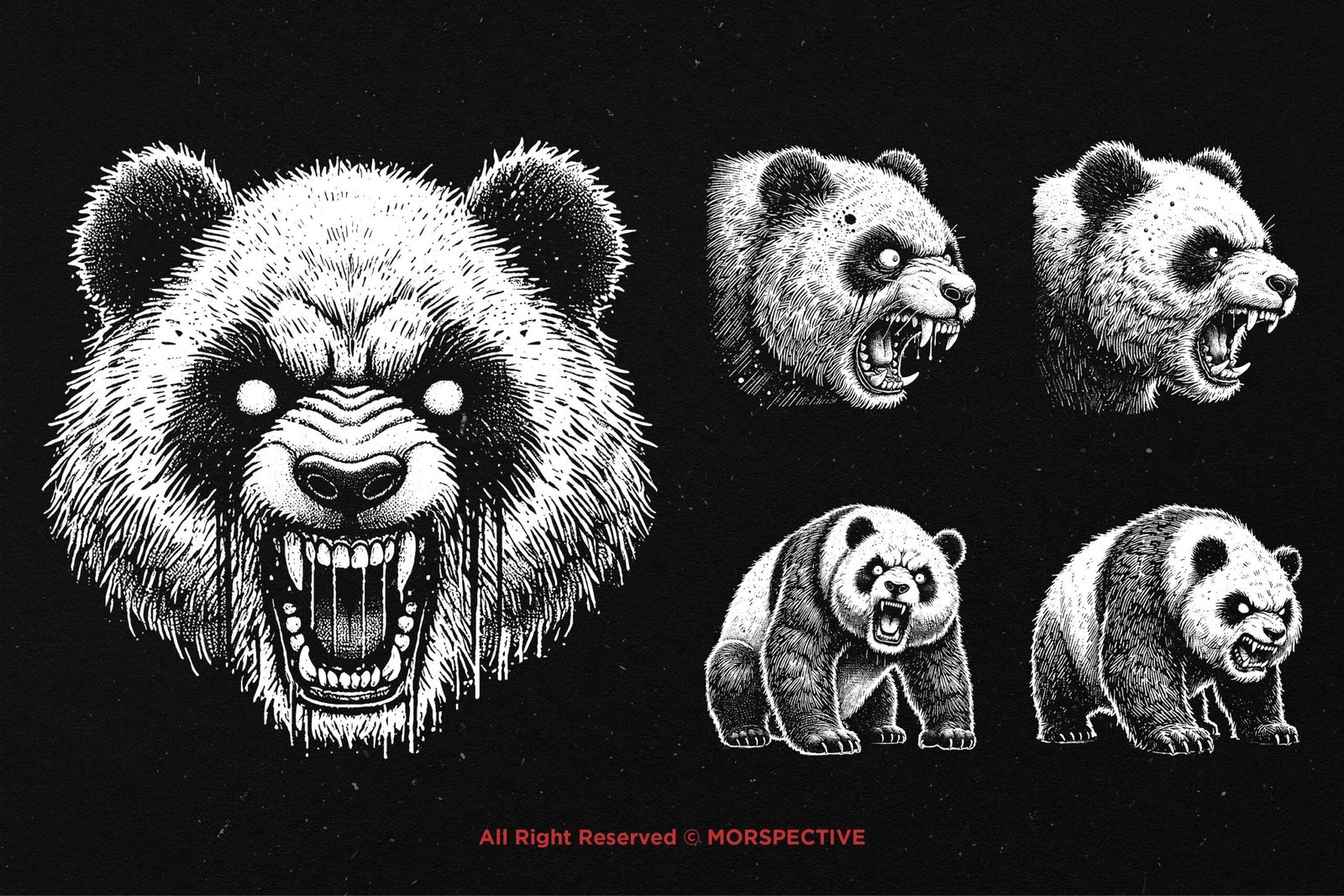 10 Bundle Dark Art Panda Beast 3 10 Bundle Dark Art Panda Beast - Image 3