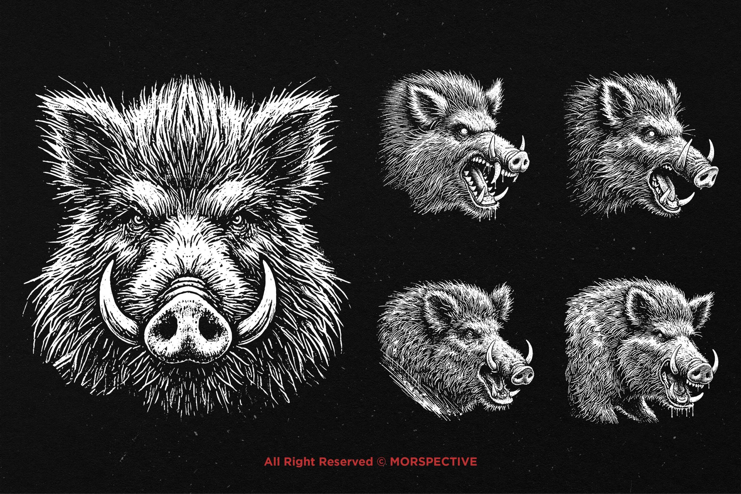 10 Bundle Dark Art Wild Boar - Image 3