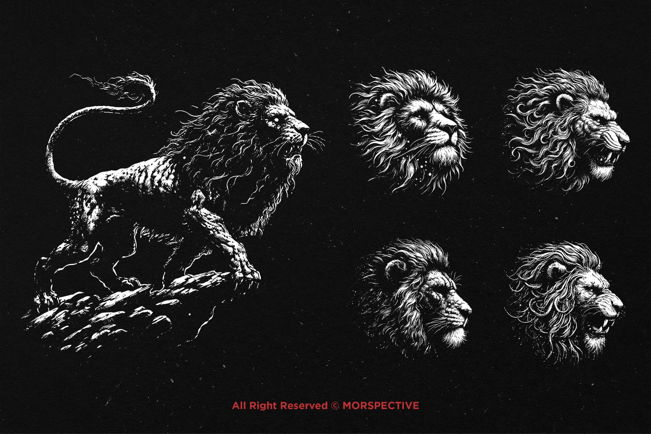 10 Bundle Dark Art Leo - Image 3