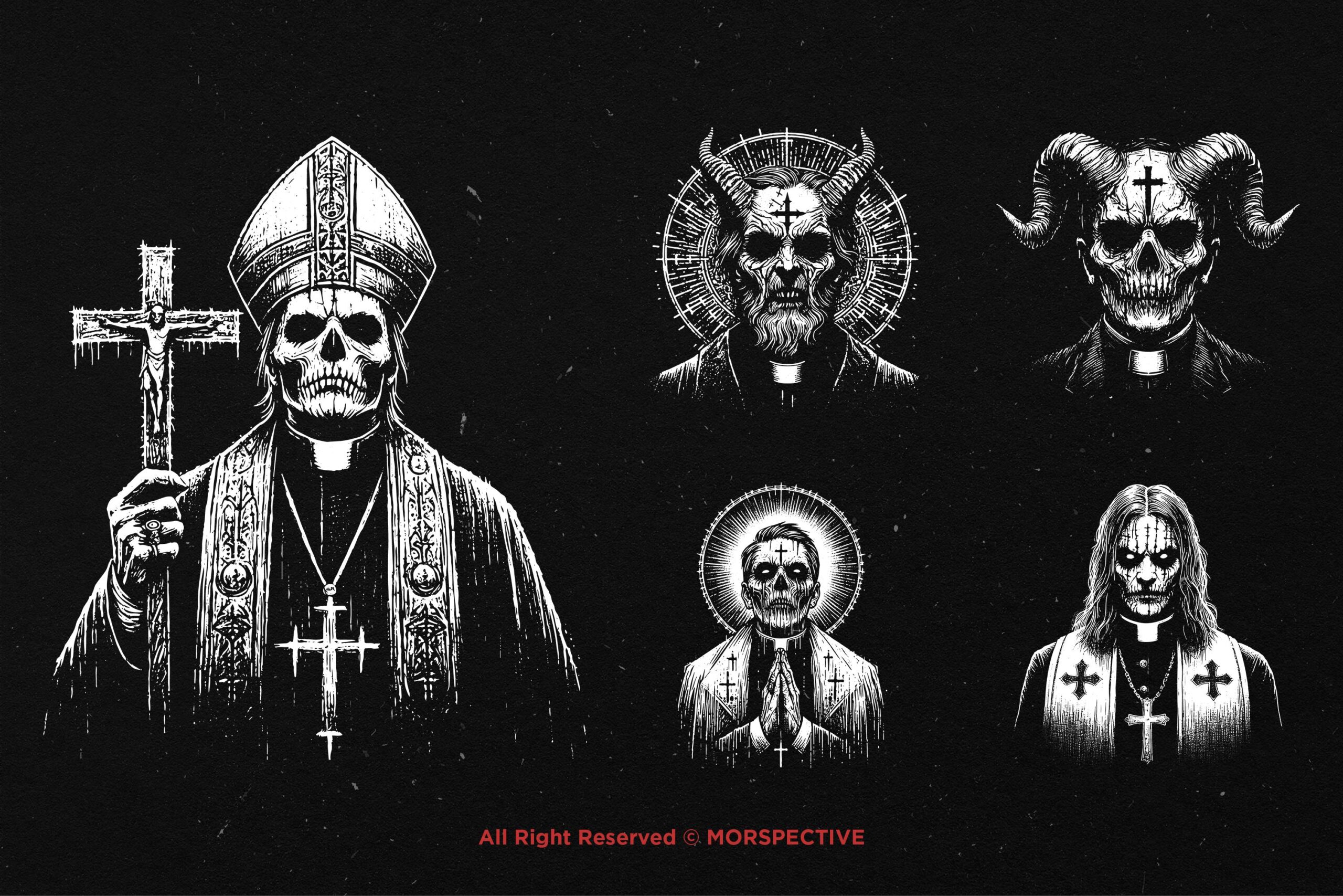 10 Bundle Dark Art Priest Devil - Image 3