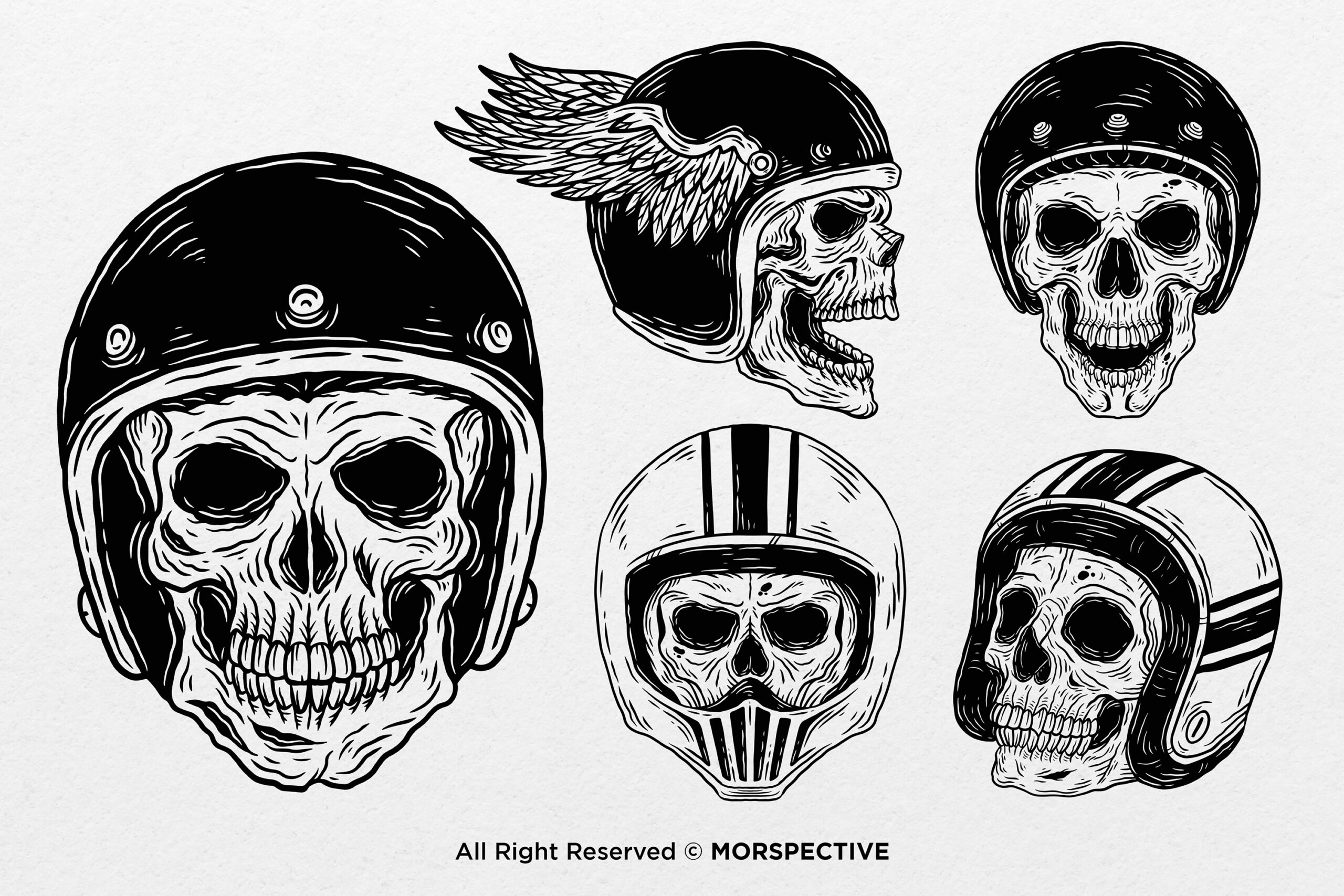 15 Set Bundle Dark Art Skull Rider - Image 2