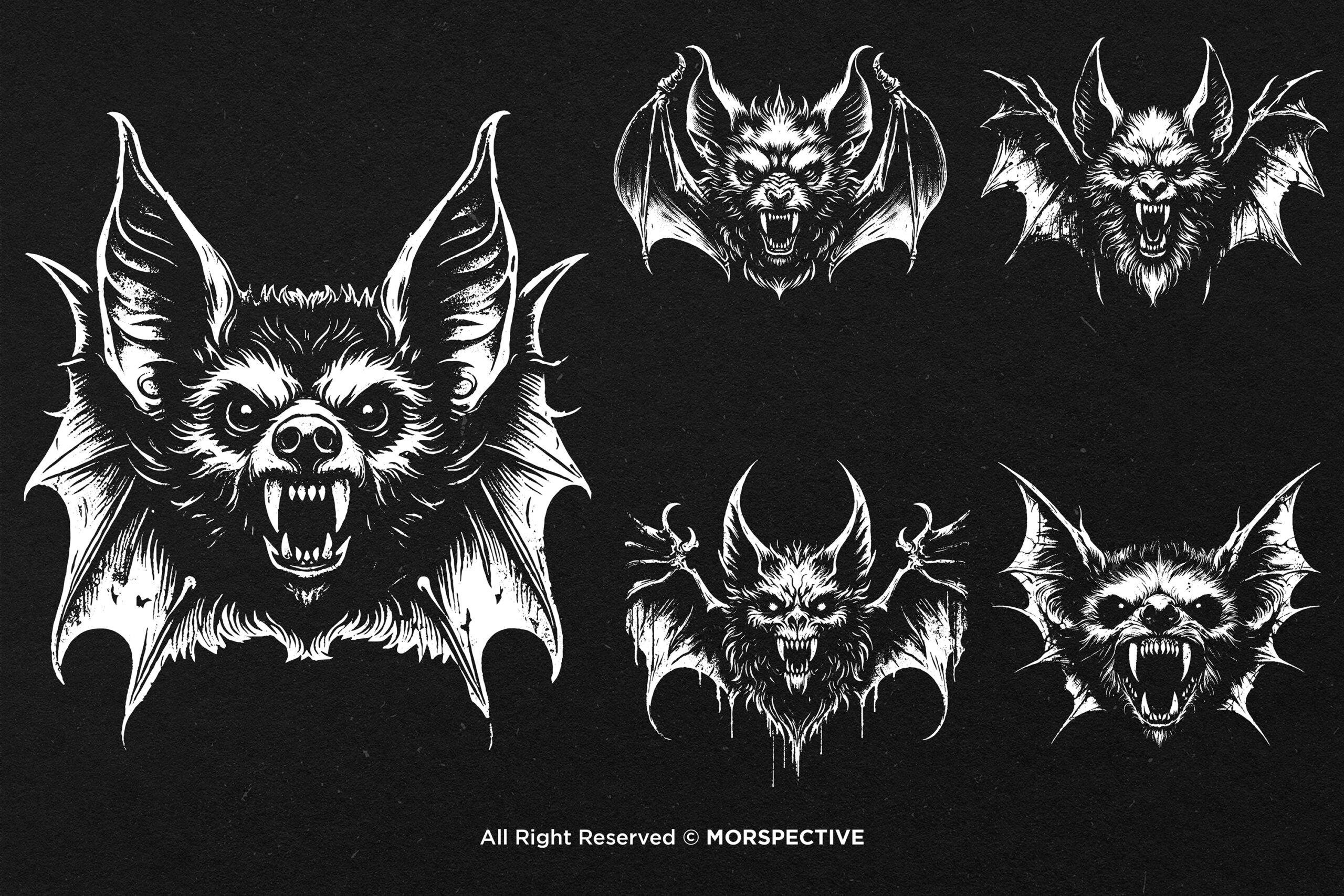 10 Bundle Dark Art Bat Beast - Image 2