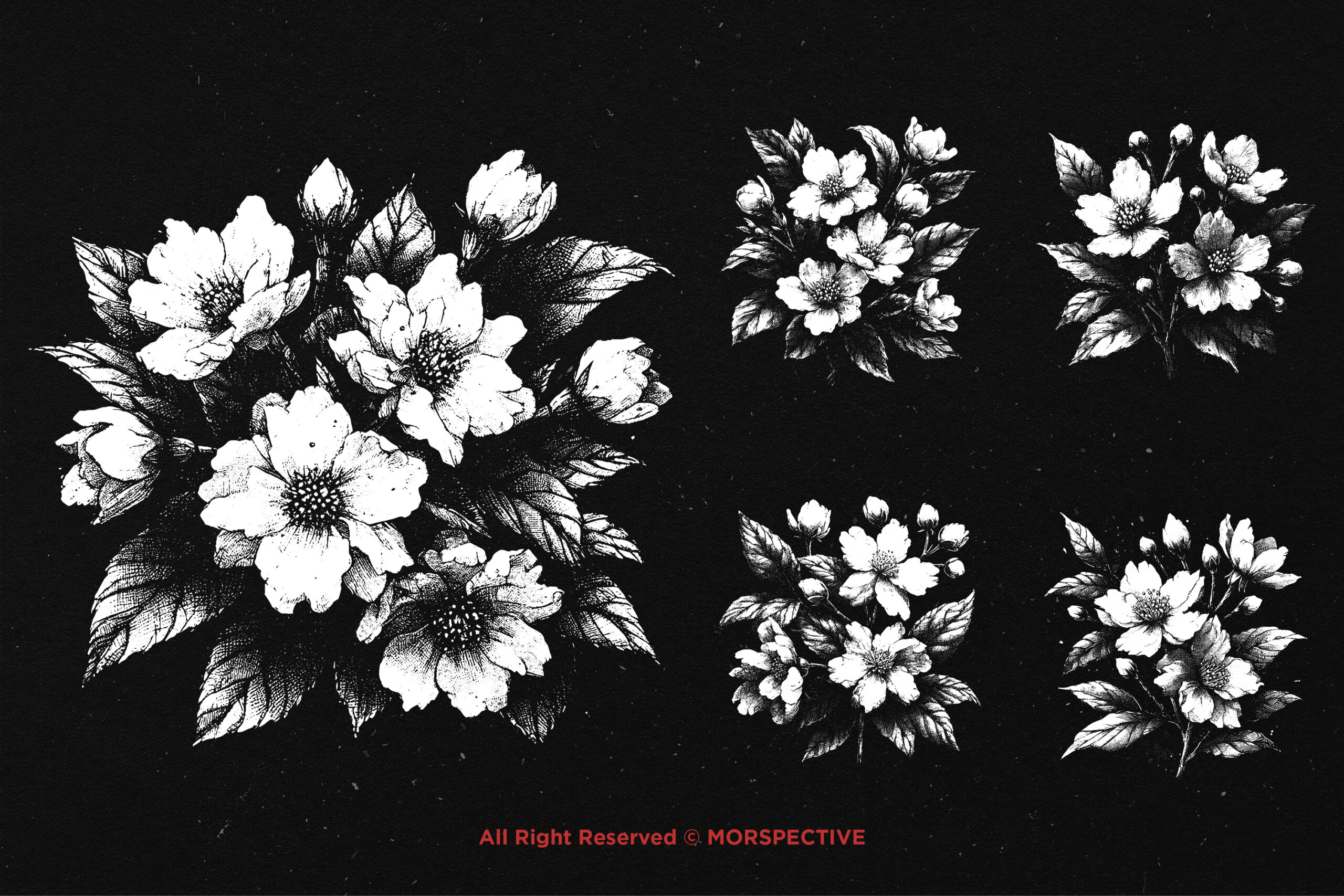 10 Bundle Dark Art Jasmine Flower 3 10 Bundle Dark Art Jasmine Flower - Image 3
