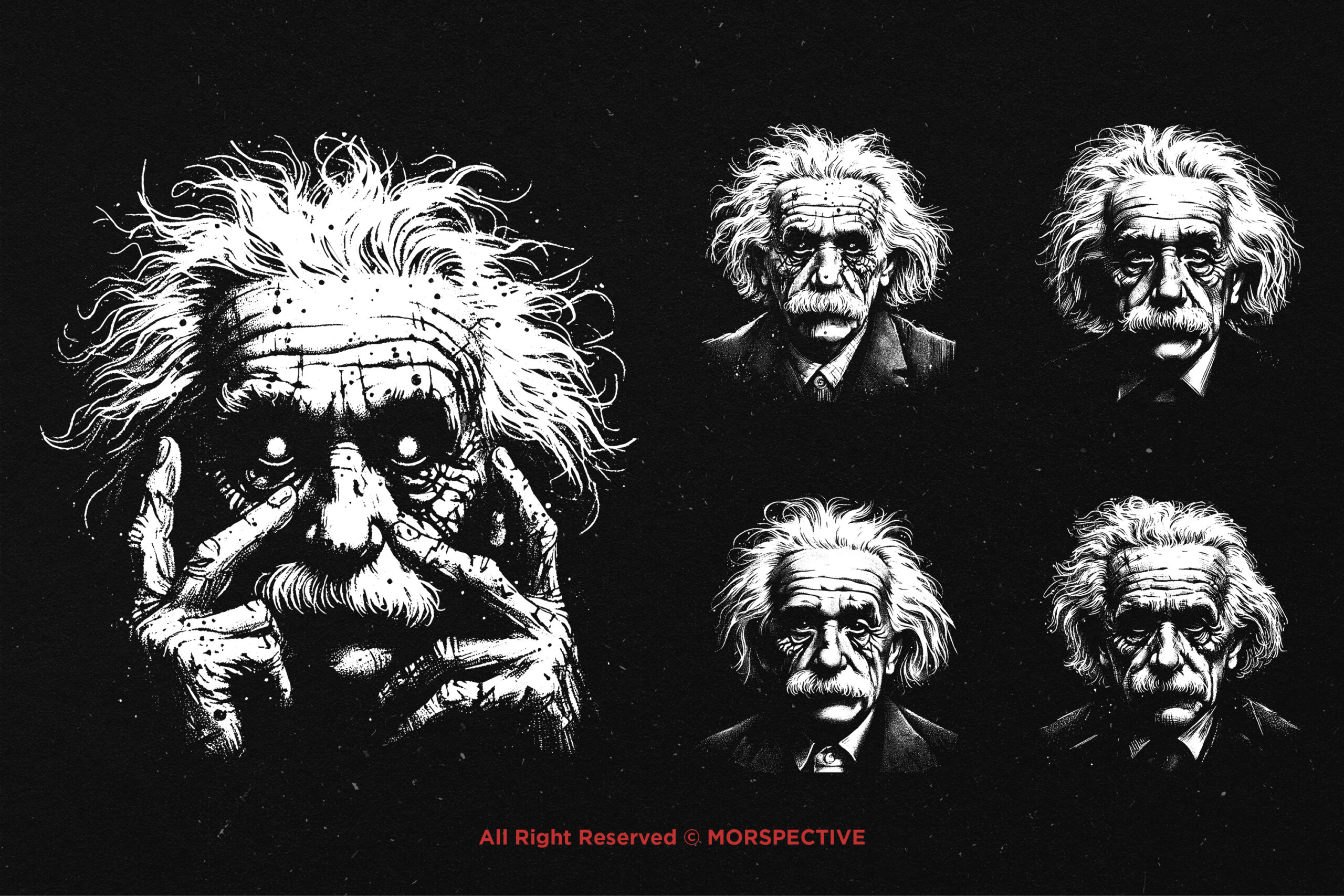 10 Bundle Dark Art Einstein Scientist 3 10 Bundle Dark Art Einstein Scientist - Image 3