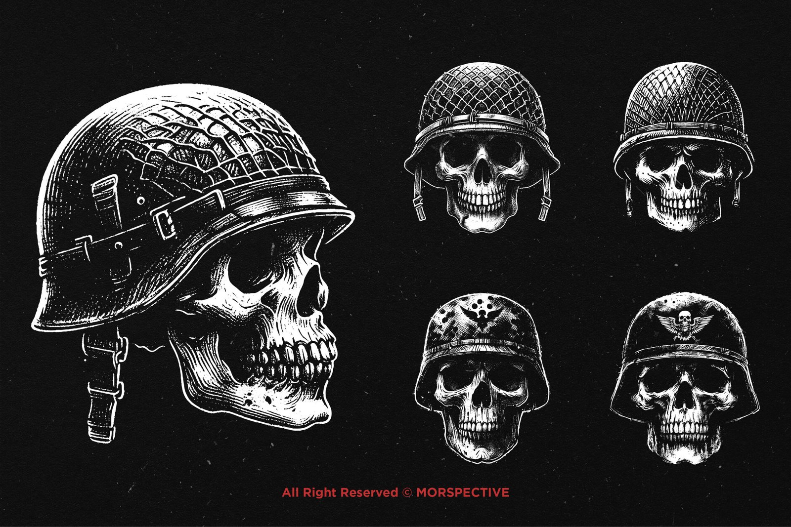 10 Bundle Dark Art Skull Army 3 10 Bundle Dark Art Skull Army - Image 3