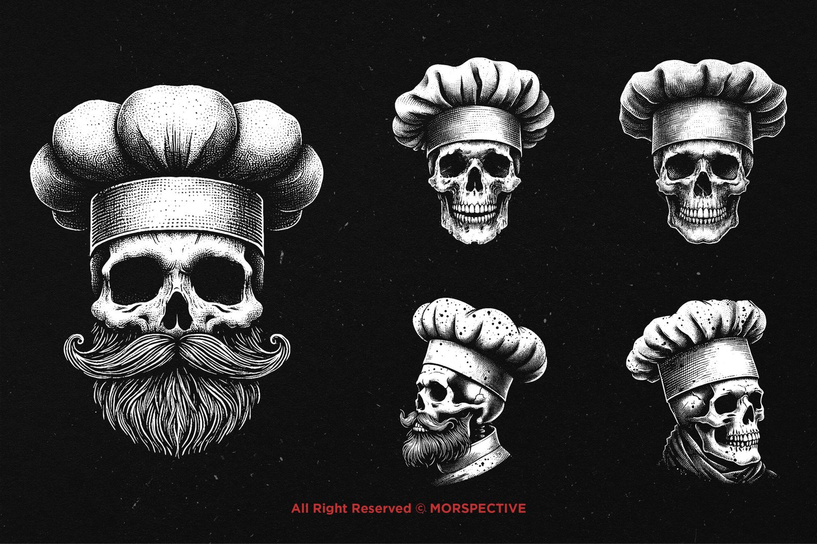 10 Bundle Dark Art Skull Chef 3 10 Bundle Dark Art Skull Chef - Image 3