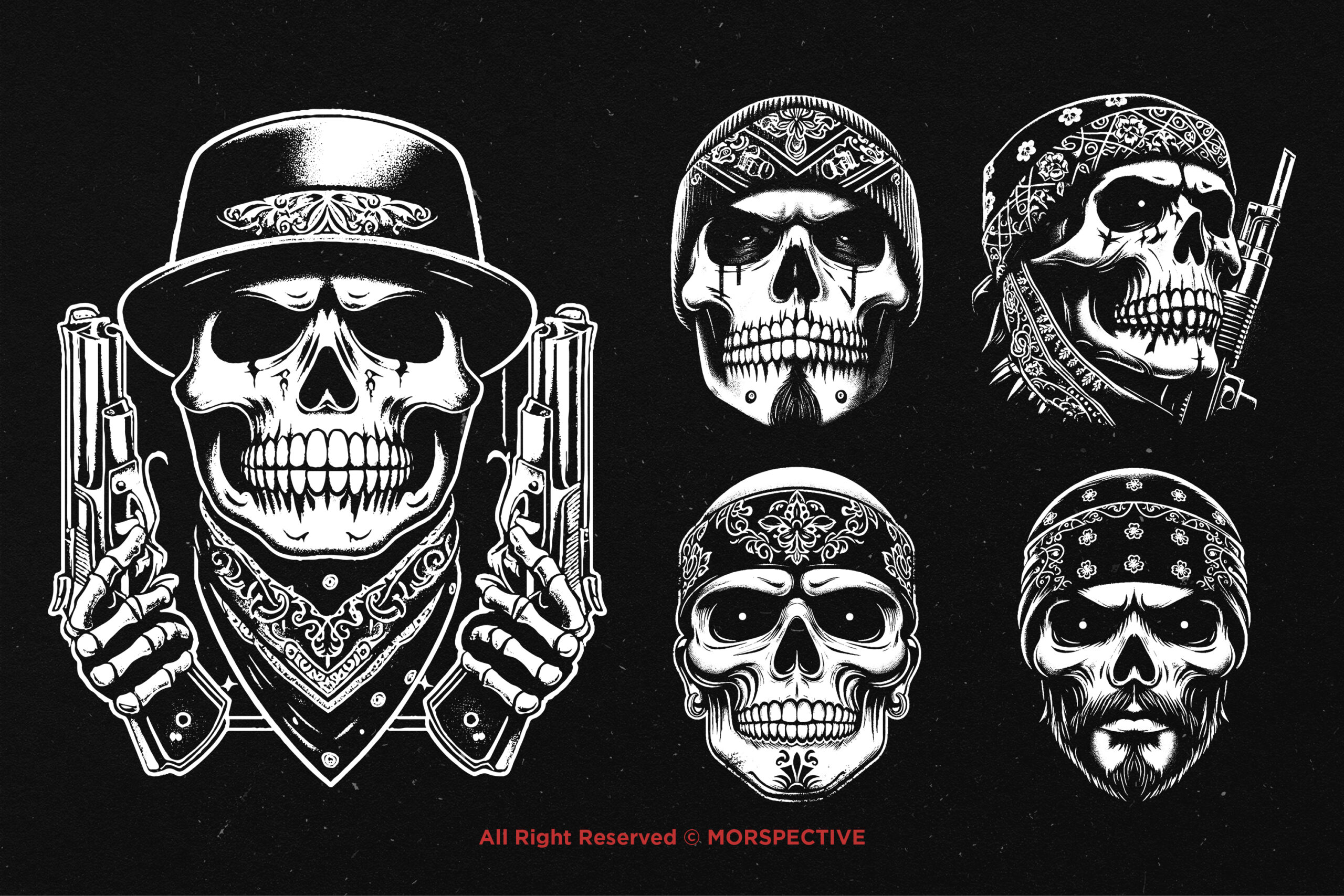 10 Bundle Dark Art Cholo Gangster - Image 4
