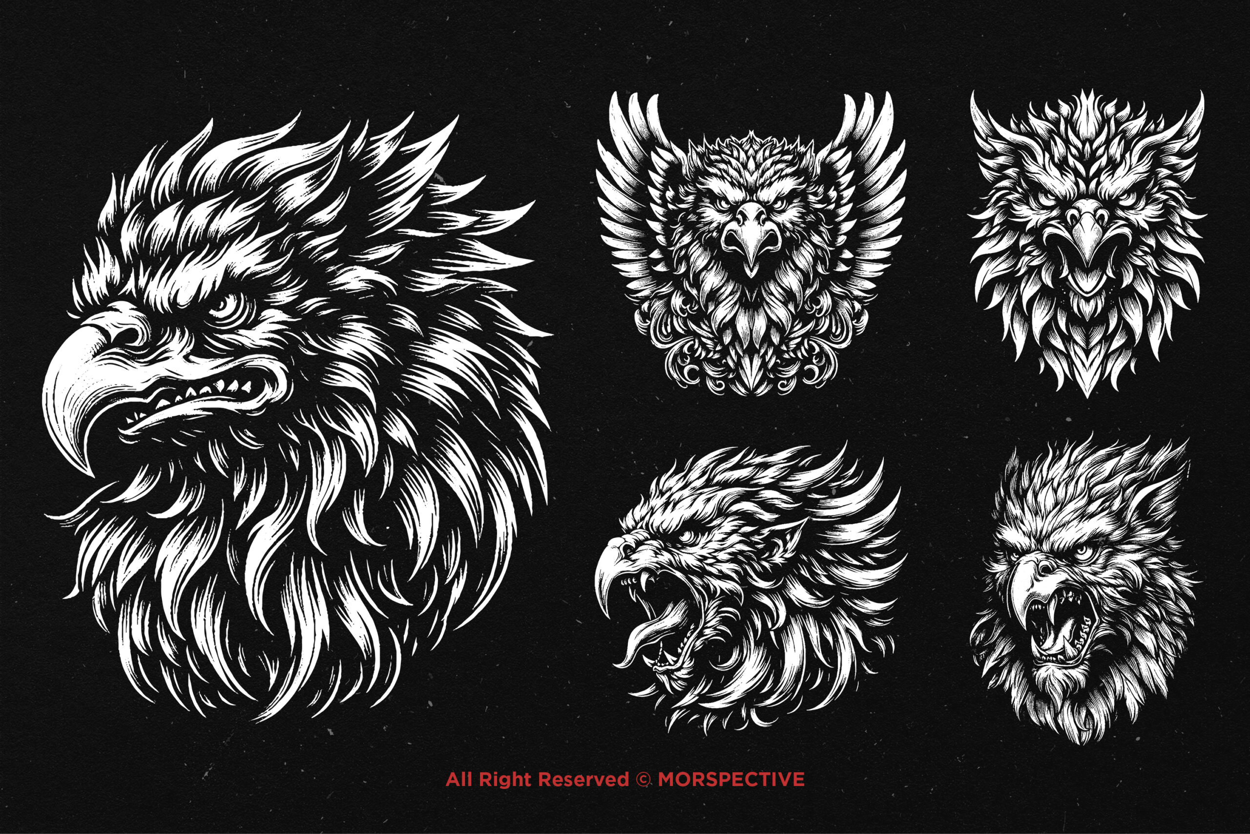 10 Bundle Dark Art Griffin - Image 4