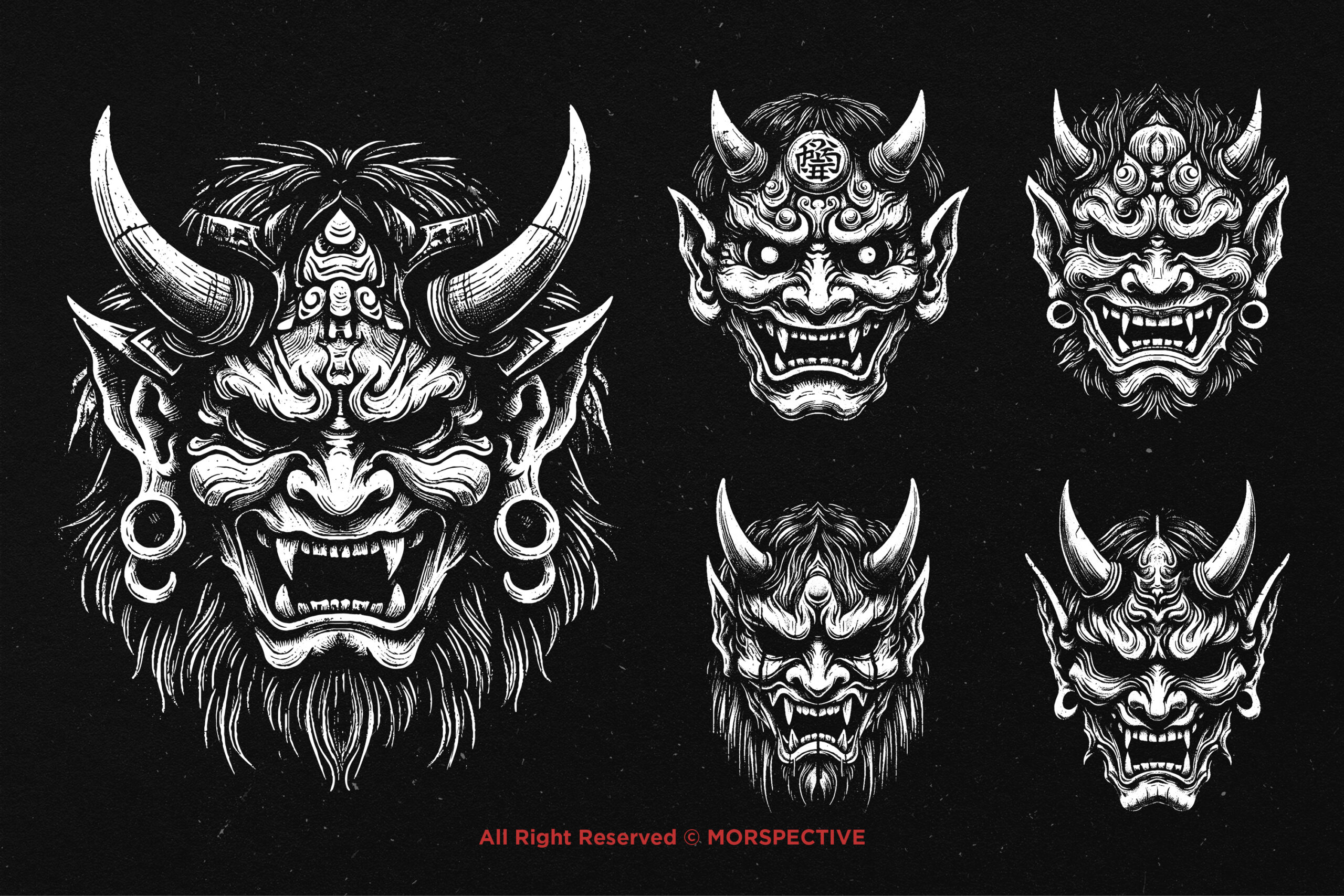 10 Bundle Dark Art Tengu Mask 3 10 Bundle Dark Art Tengu Mask - Image 3