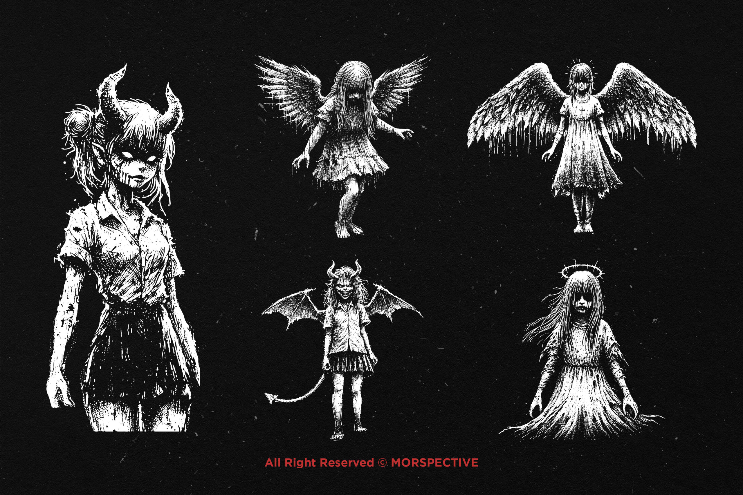10 Bundle Dark Art Demon Girl 3 10 Bundle Dark Art Demon Girl - Image 3