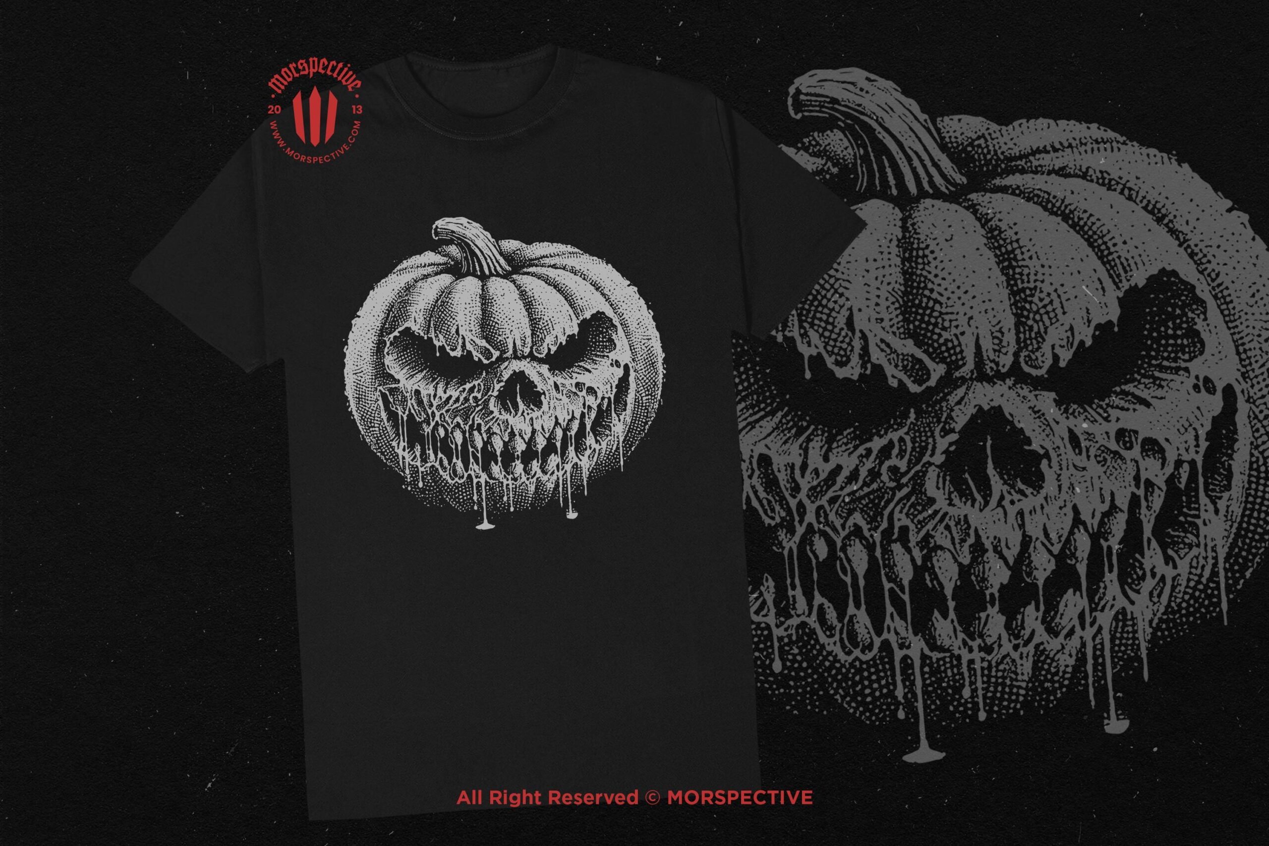 10 Bundle Dark Art Pumpkin Halloween - Image 2