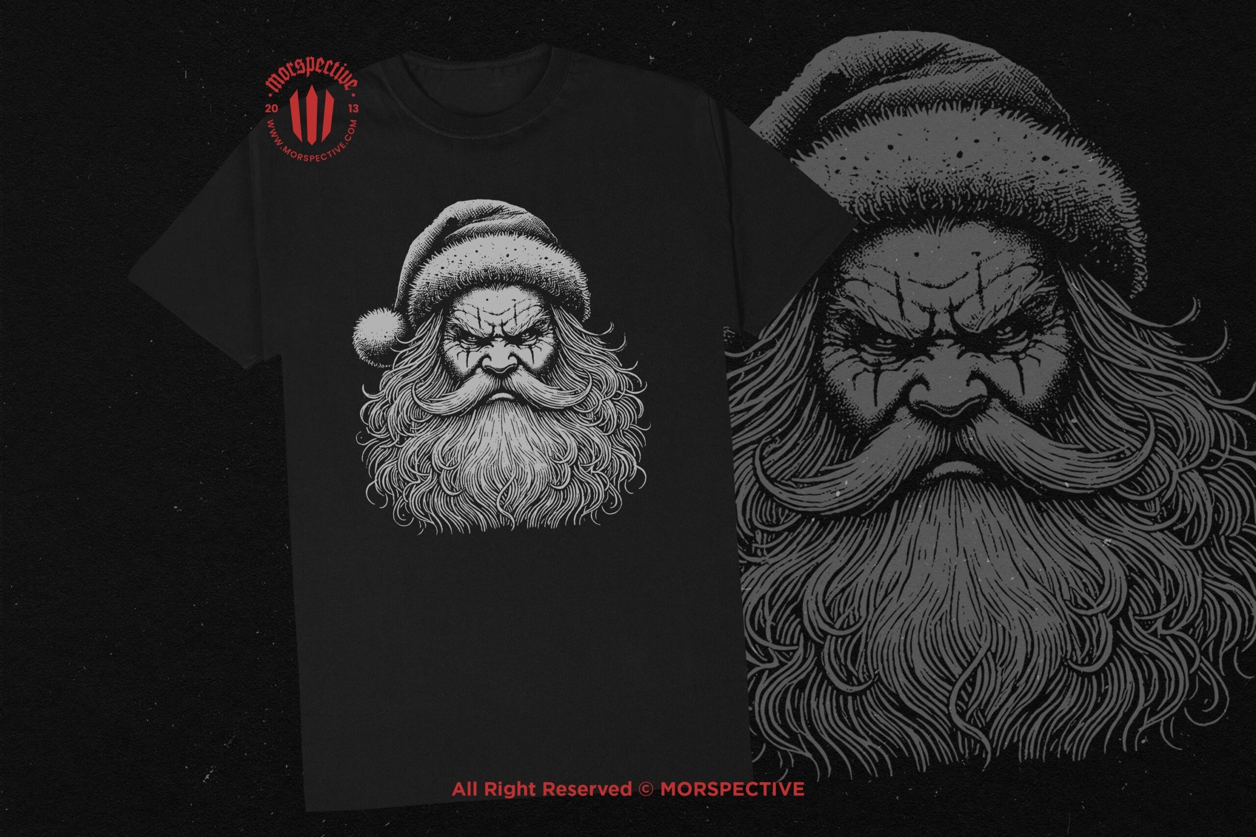 10 Bundle Dark Art Santa Claus - Image 2