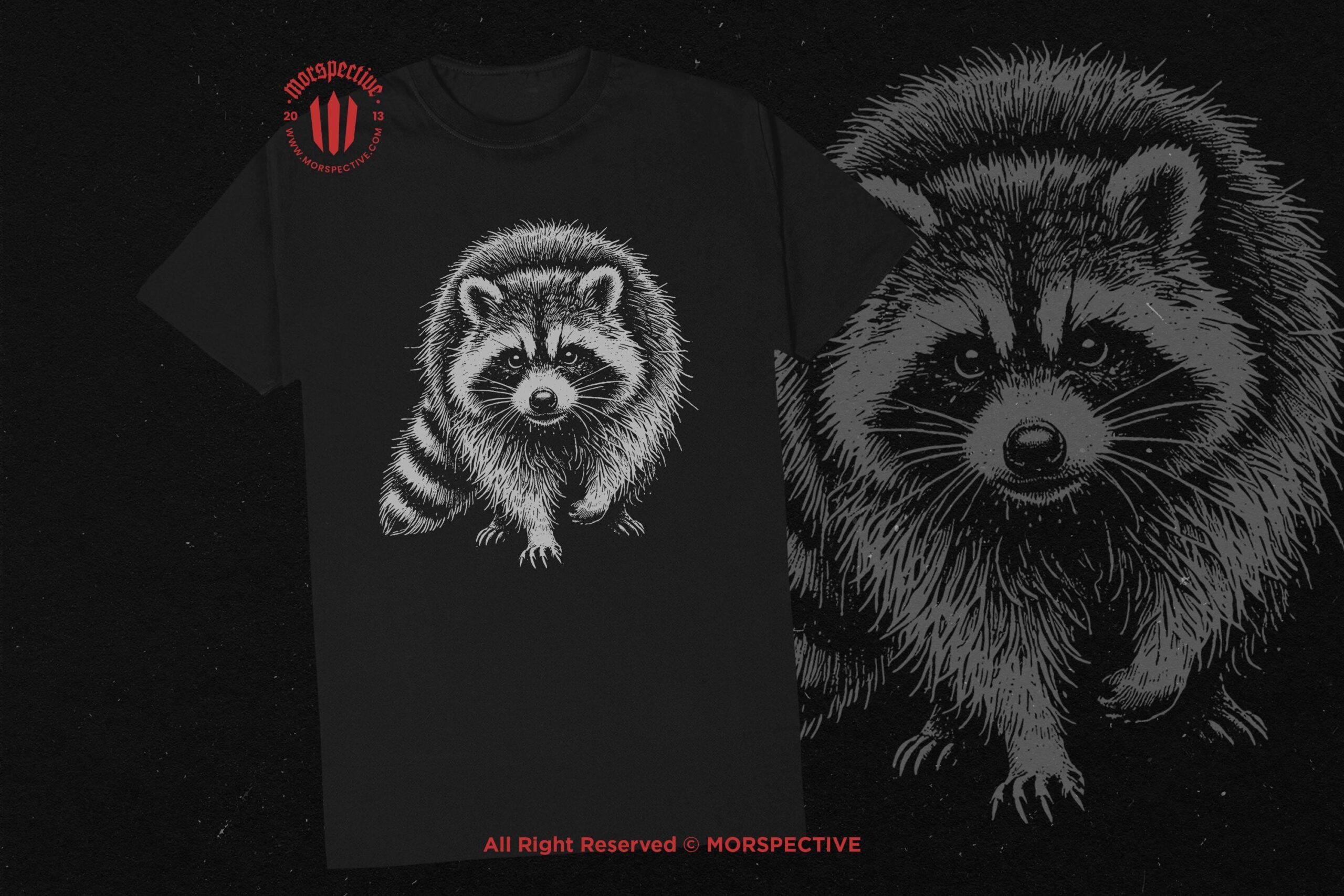 10 Bundle Dark Art Racoon - Image 2